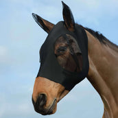 WeatherBeeta Vliegenmasker Stretch Bug Eye Saver met Oren Zwart/Zwart