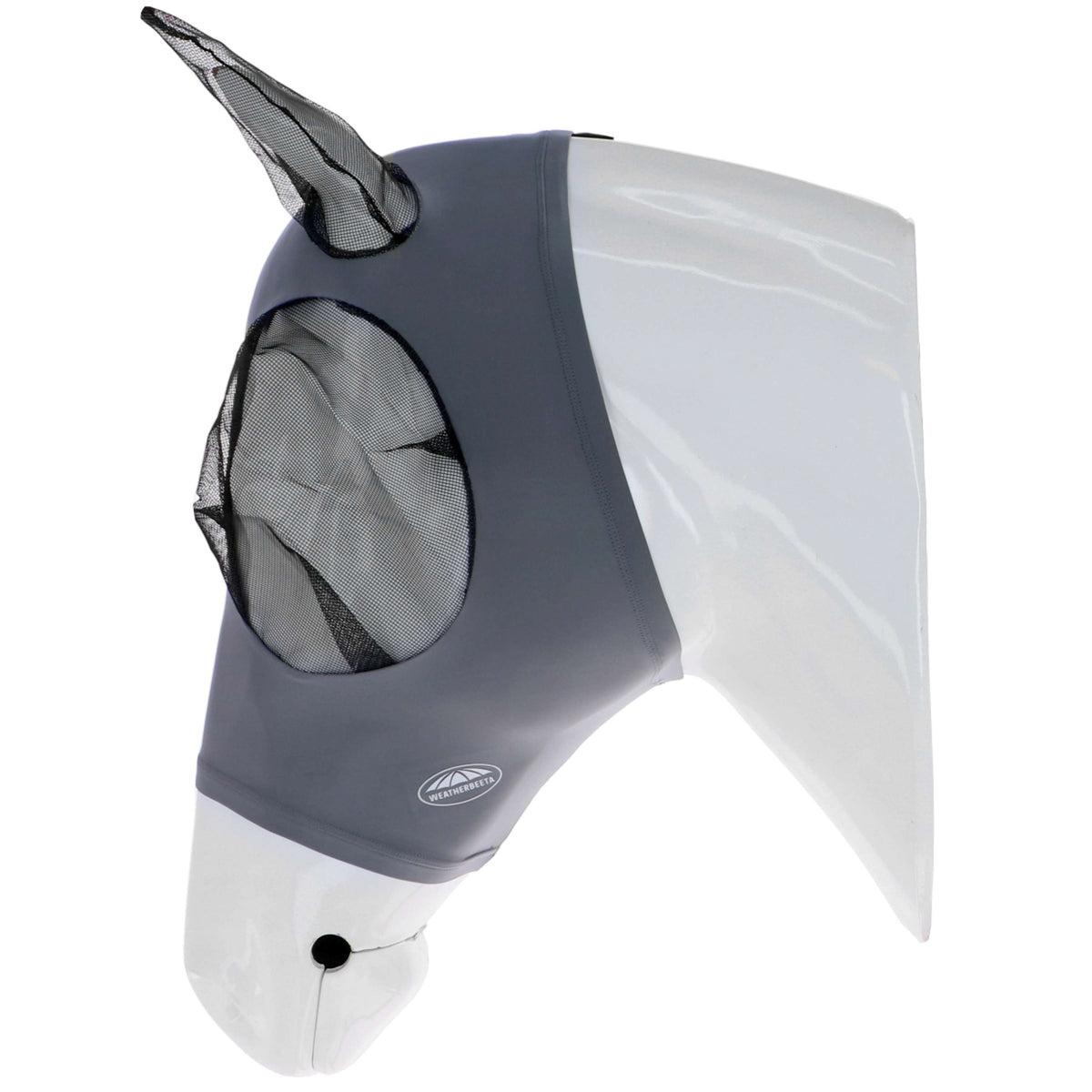 WeatherBeeta Vliegenmasker Stretch Bug Eye Saver met Oren Grijs/Zwart