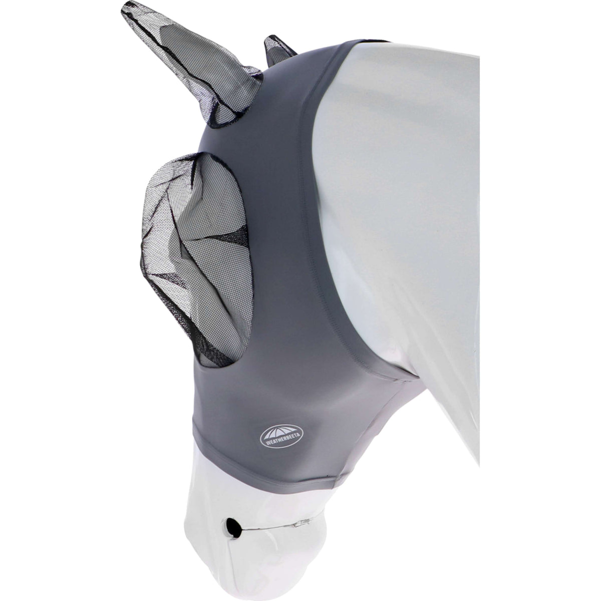 WeatherBeeta Vliegenmasker Stretch Bug Eye Saver met Oren Grijs/Zwart