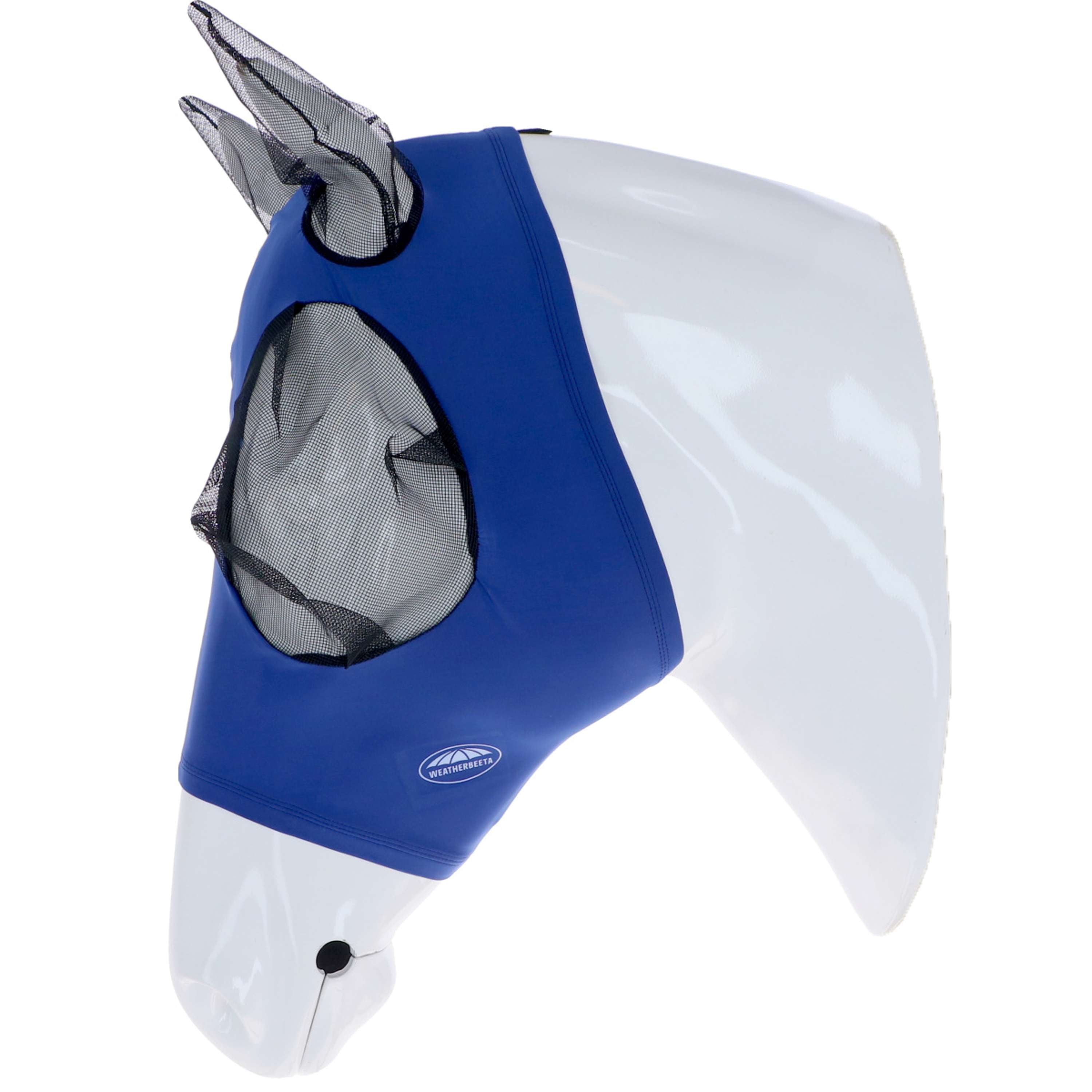 Weatherbeeta Vliegenmasker Stretch Bug Eye Saver met Oren Royal Blue/Zwart