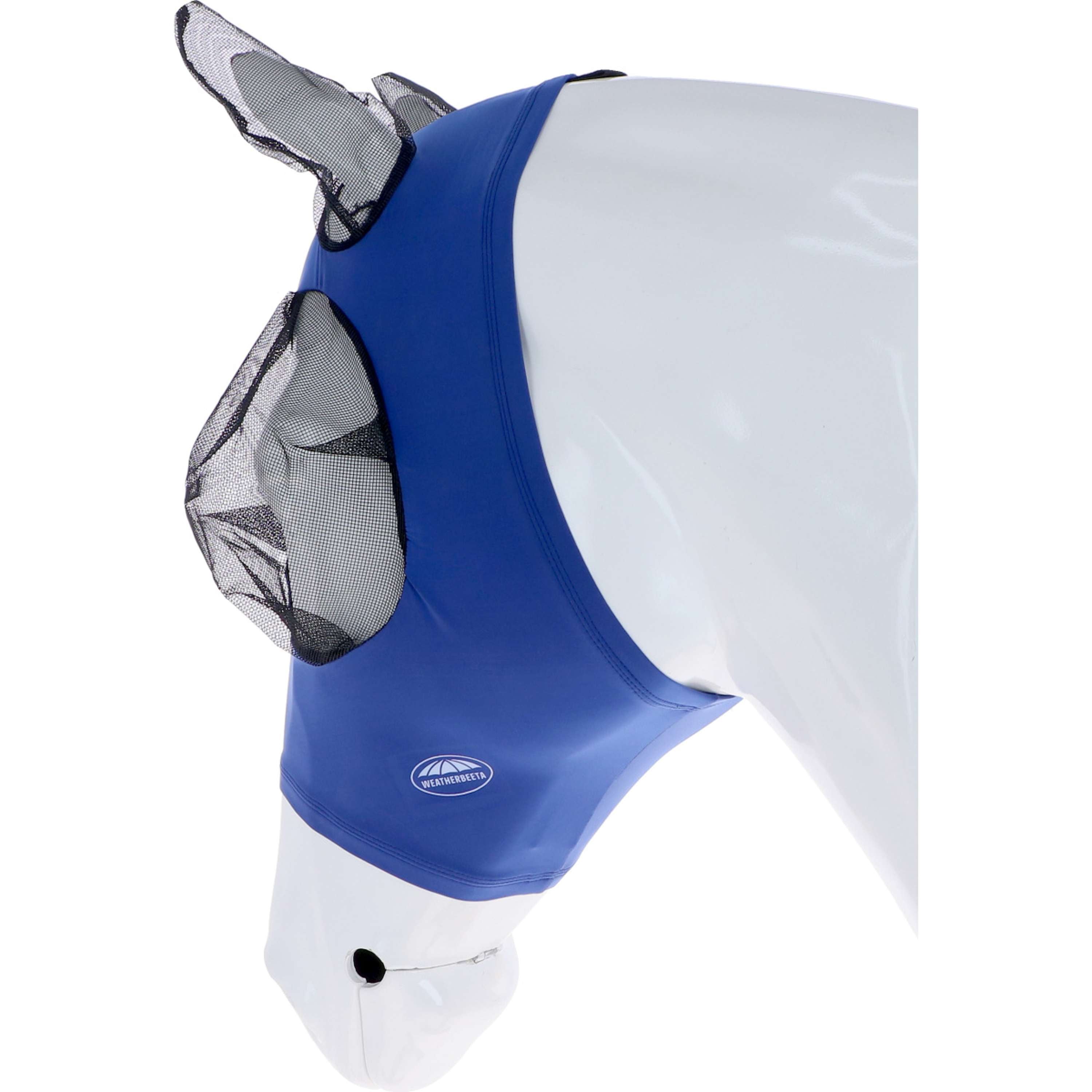 Weatherbeeta Vliegenmasker Stretch Bug Eye Saver met Oren Royal Blue/Zwart