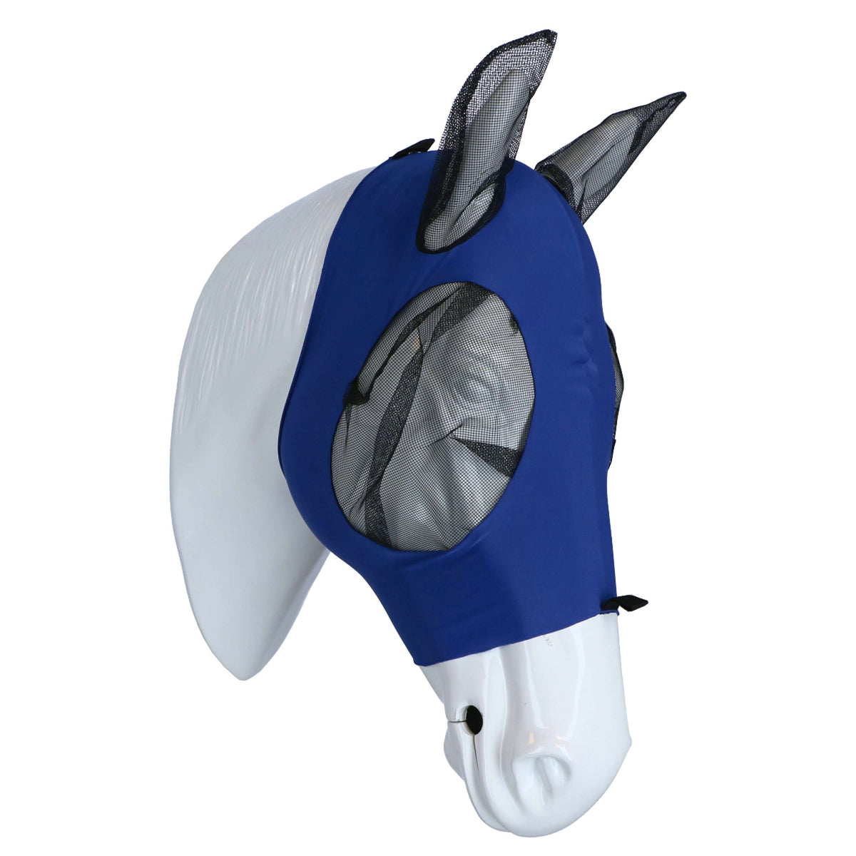 Weatherbeeta Vliegenmasker Stretch Bug Eye Saver met Oren Royal Blue/Zwart