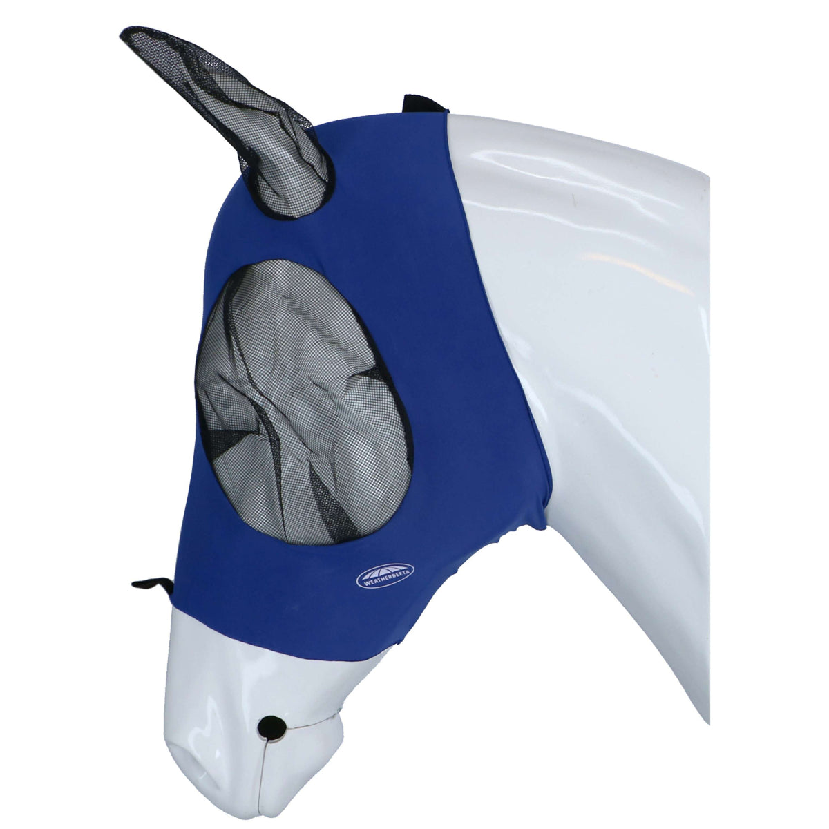 Weatherbeeta Vliegenmasker Stretch Bug Eye Saver met Oren Royal Blue/Zwart