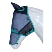 Weatherbeeta Vliegenmasker Comfitec Fine Mesh met Oren & Neus Navy/Turquoise