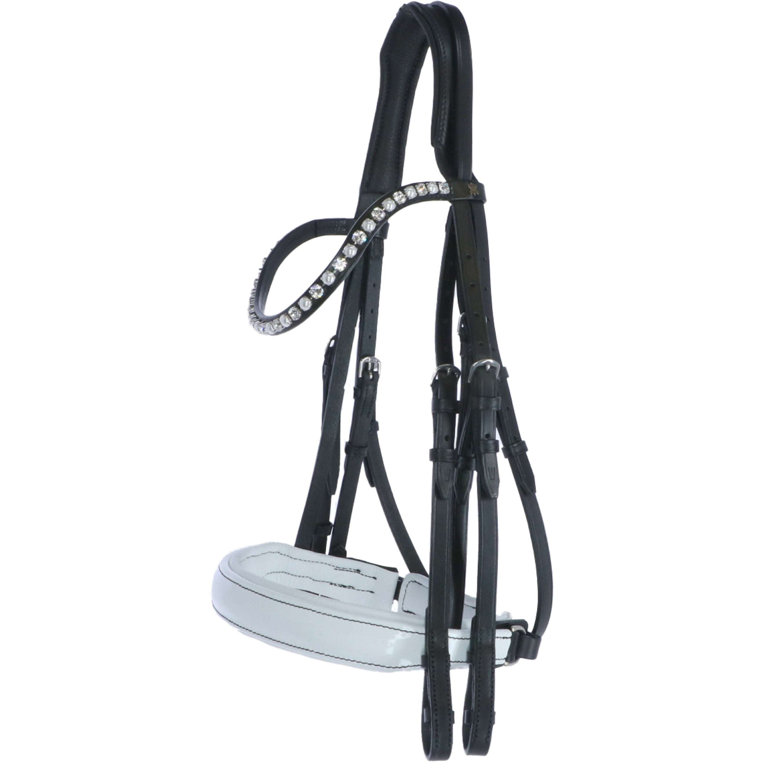 Döbert S&T Hoofdstel Flamengo Lak en Crystal Zwart Döbert S&T Hoofdstel Flamengo Lak en Crystal Zwart