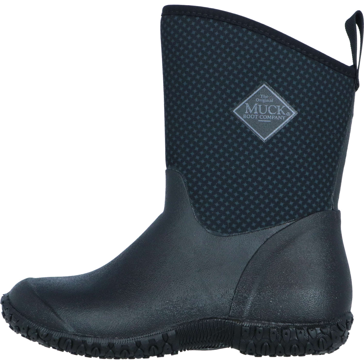 Muck Boot Muckster II Mid Dames Zwart/Rozen Print