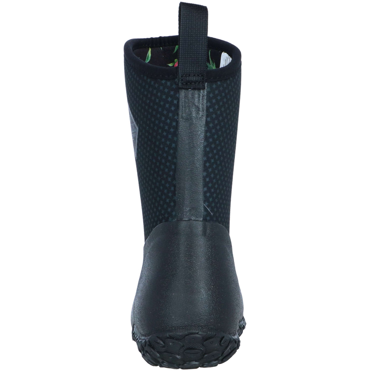 Muck Boot Muckster II Mid Dames Zwart/Rozen Print