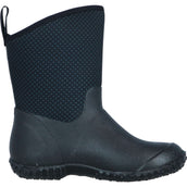 Muck Boot Muckster II Mid Dames Zwart/Rozen Print