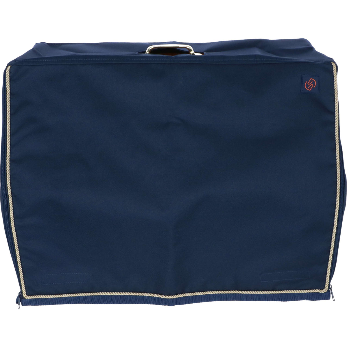 One Equestrian Grooming Box Cover Navy/Goud