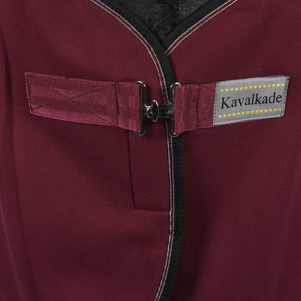 Kavalkade Zweetdeken Ecoline Fleece Bordeaux