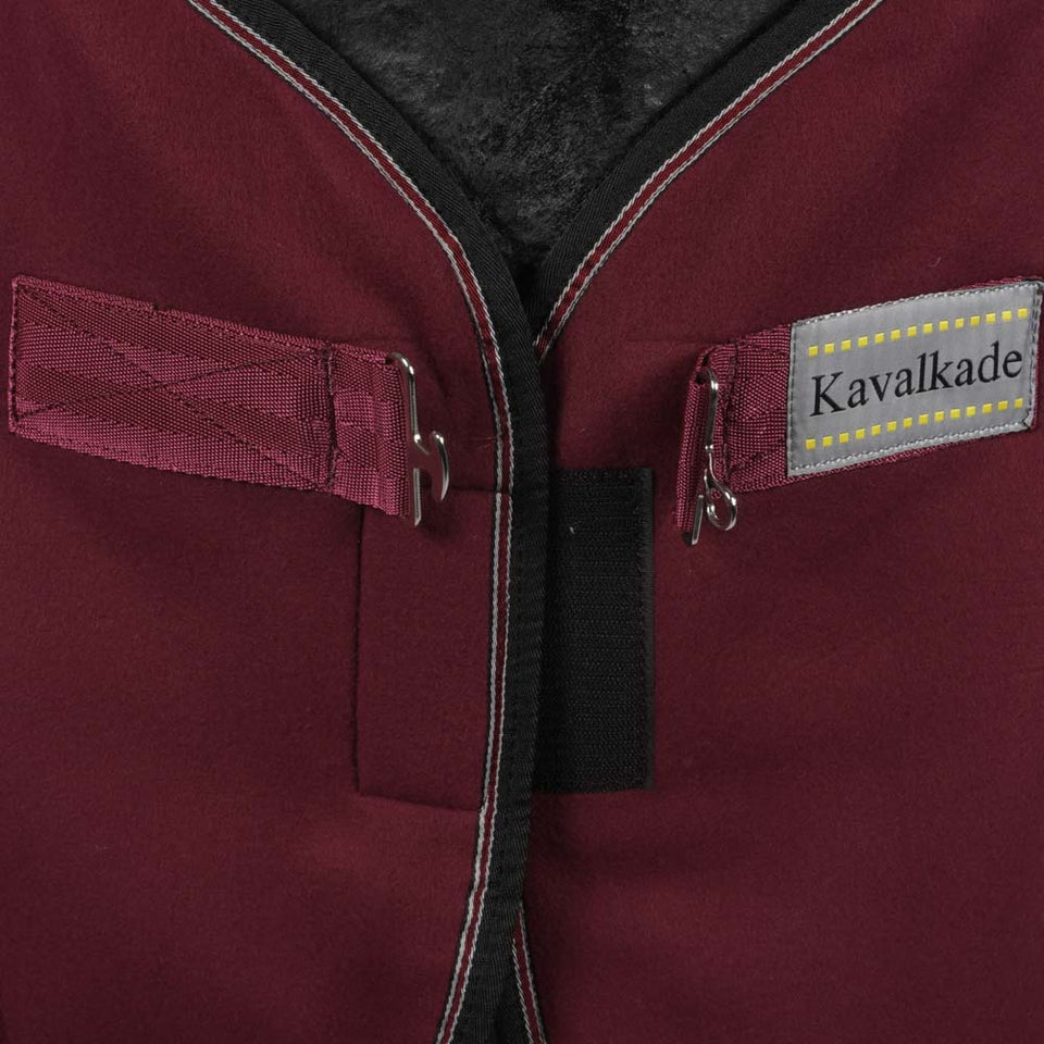 Kavalkade Zweetdeken Ecoline Fleece Bordeaux