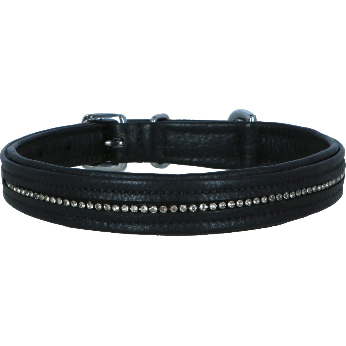 Kieffer Halsband 37cm Kristallen Zwart