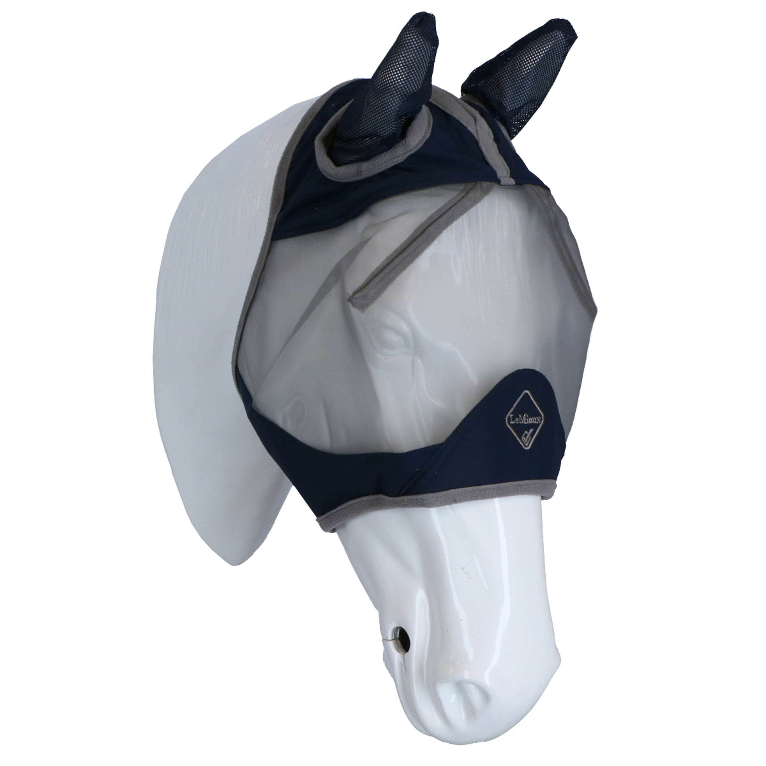 LeMieux Vliegenmasker Amour Shield Pro met Oren Navy LeMieux Vliegenmasker Amour Shield Pro met Oren Navy
