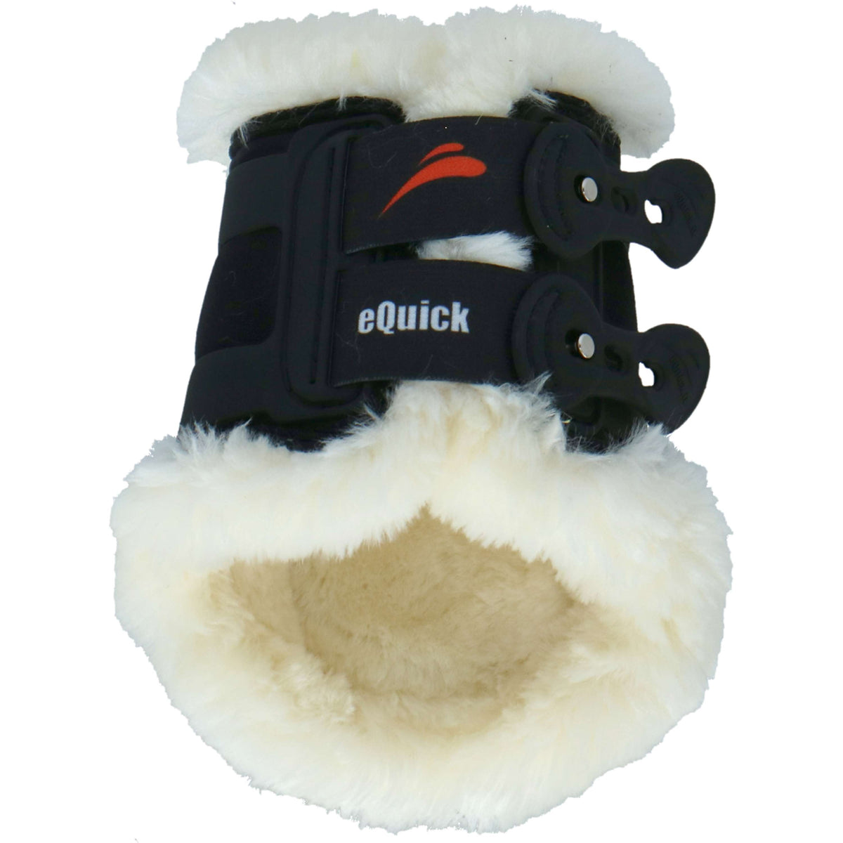 eQuick Strijklappen eShock Rear Legend Fluffy Zwart