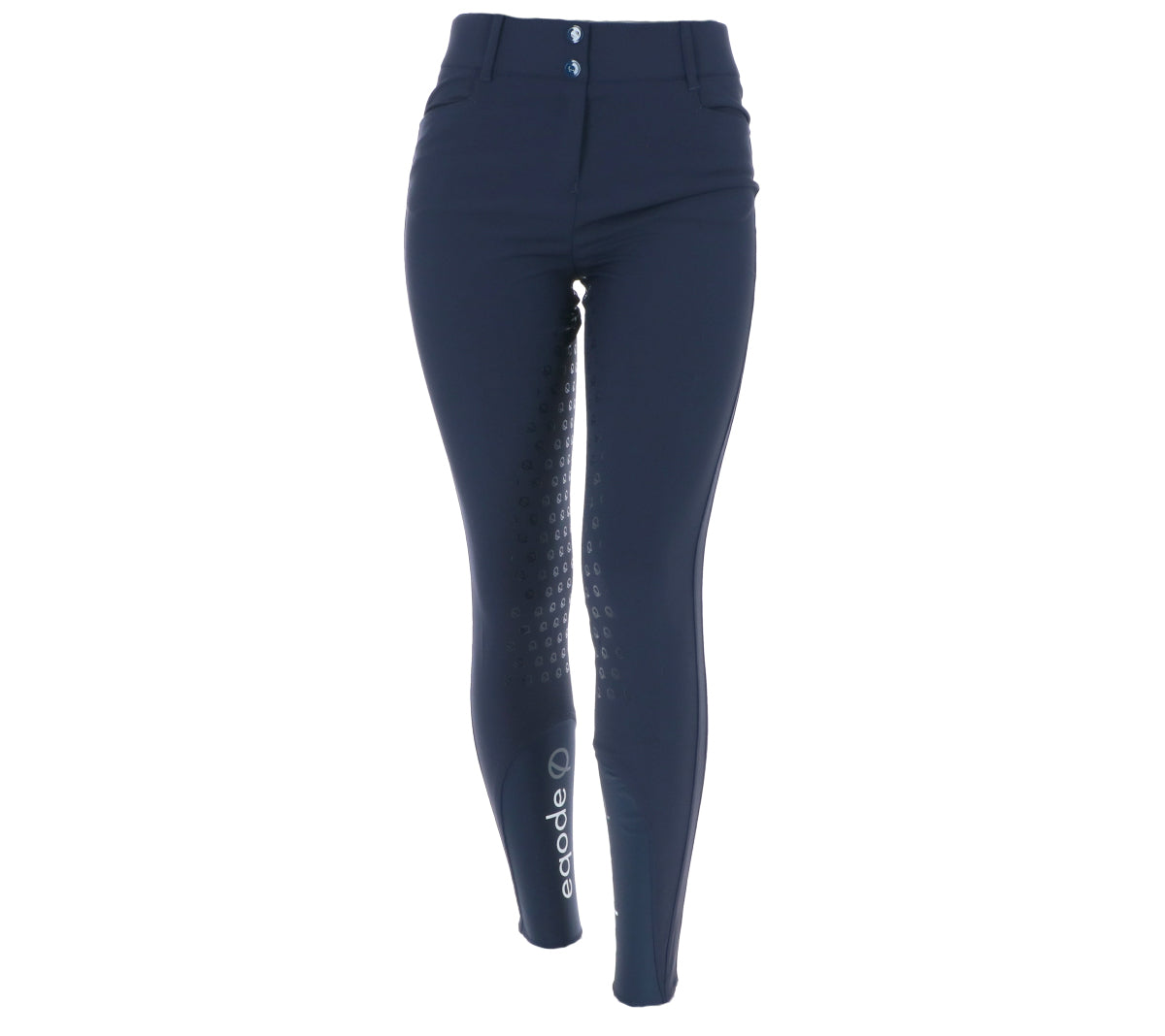 EQODE by Equiline Rijbroek Darcey Full Grip Blauw