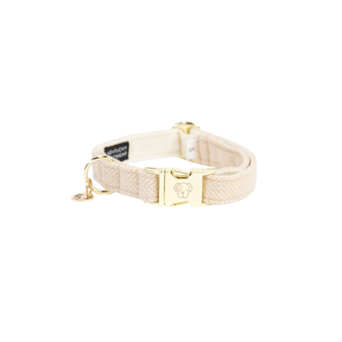 Kentucky Hondenhalsband Wol Beige