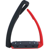 Freejump Stijgbeugels Soft Up Pro Plus Zwart/Rood