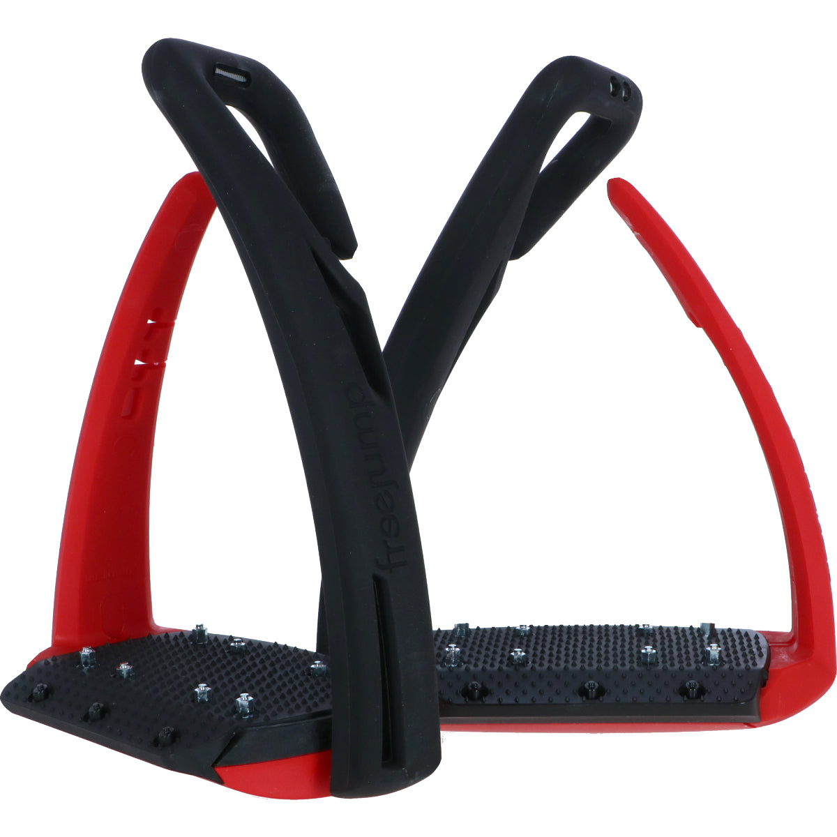 Freejump Stijgbeugels Soft Up Pro Plus Zwart/Rood