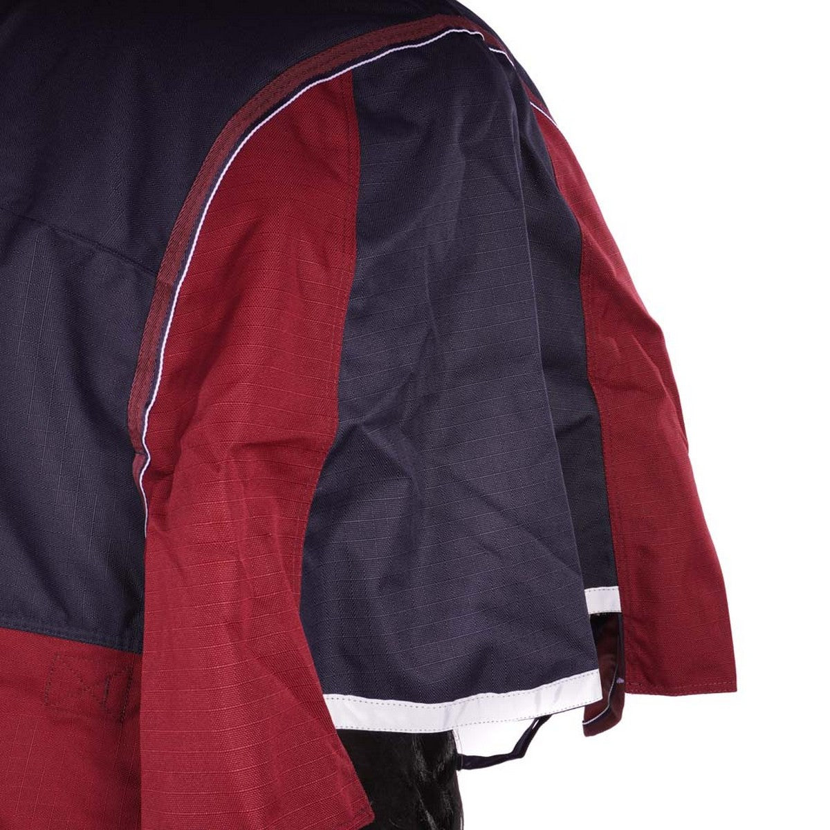 EQUITHÈME Outdoordeken Tyrex 1200D 150g Navy/Bordeaux