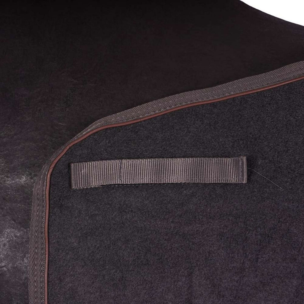 Kentucky Uitrijdeken Vierkant Heavy Fleece Donkergrijs