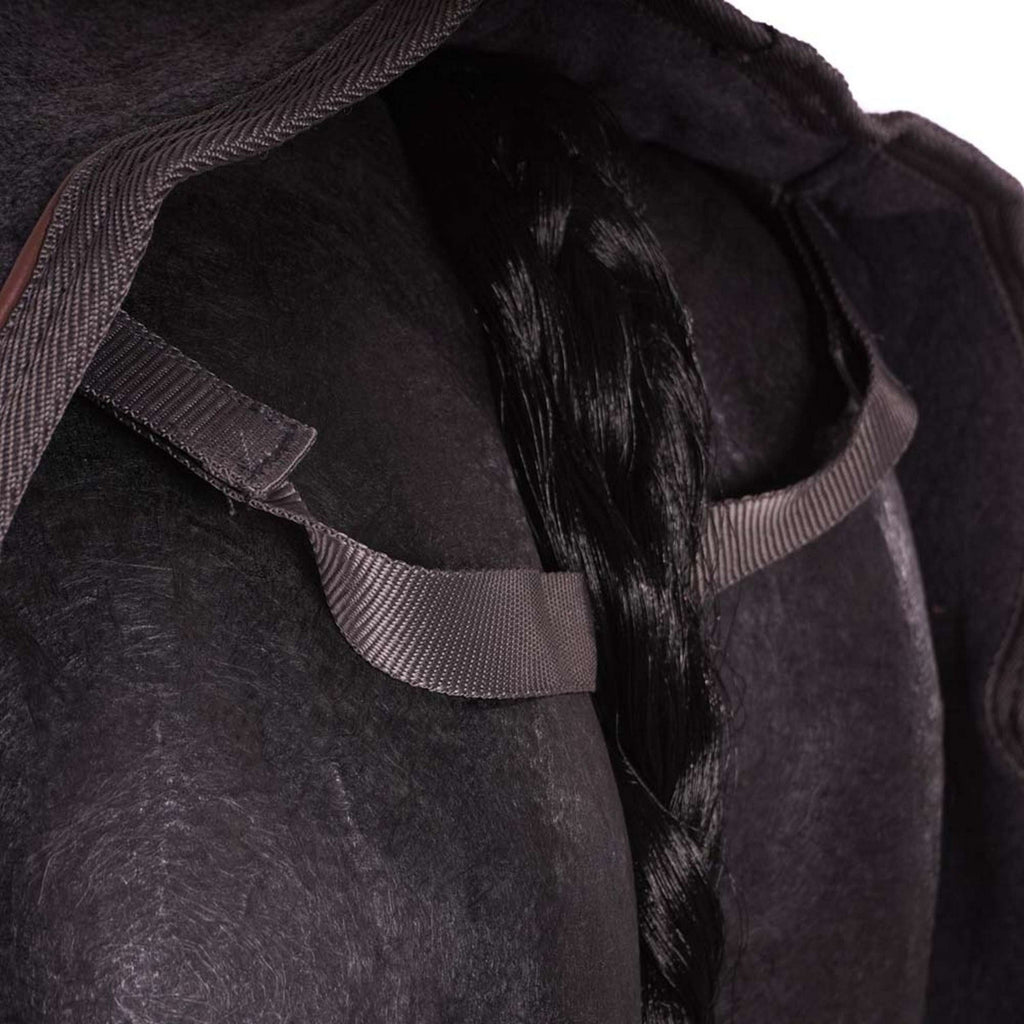 Kentucky Uitrijdeken Vierkant Heavy Fleece Donkergrijs