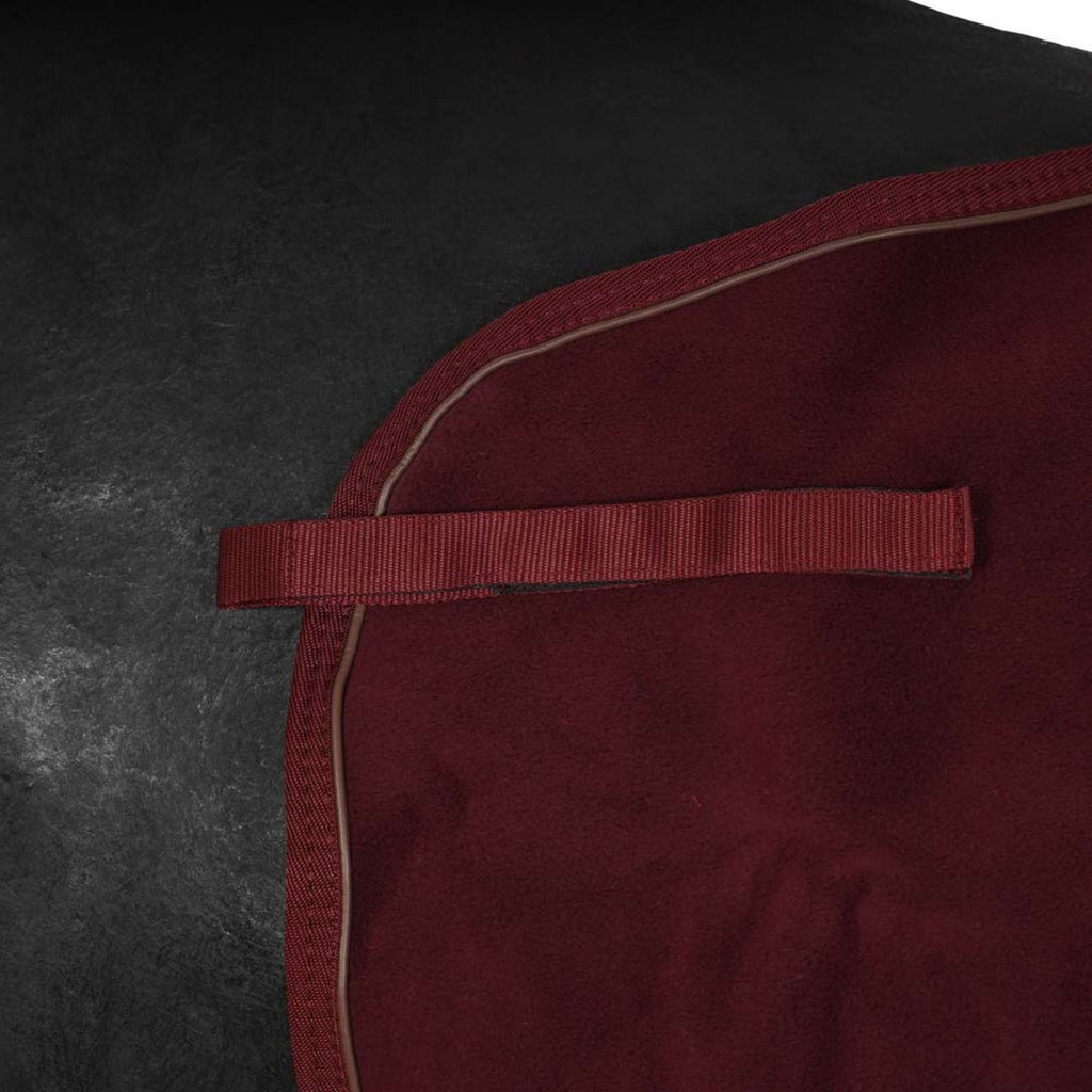 Kentucky Uitrijdeken Vierkant Heavy Fleece Bordeaux