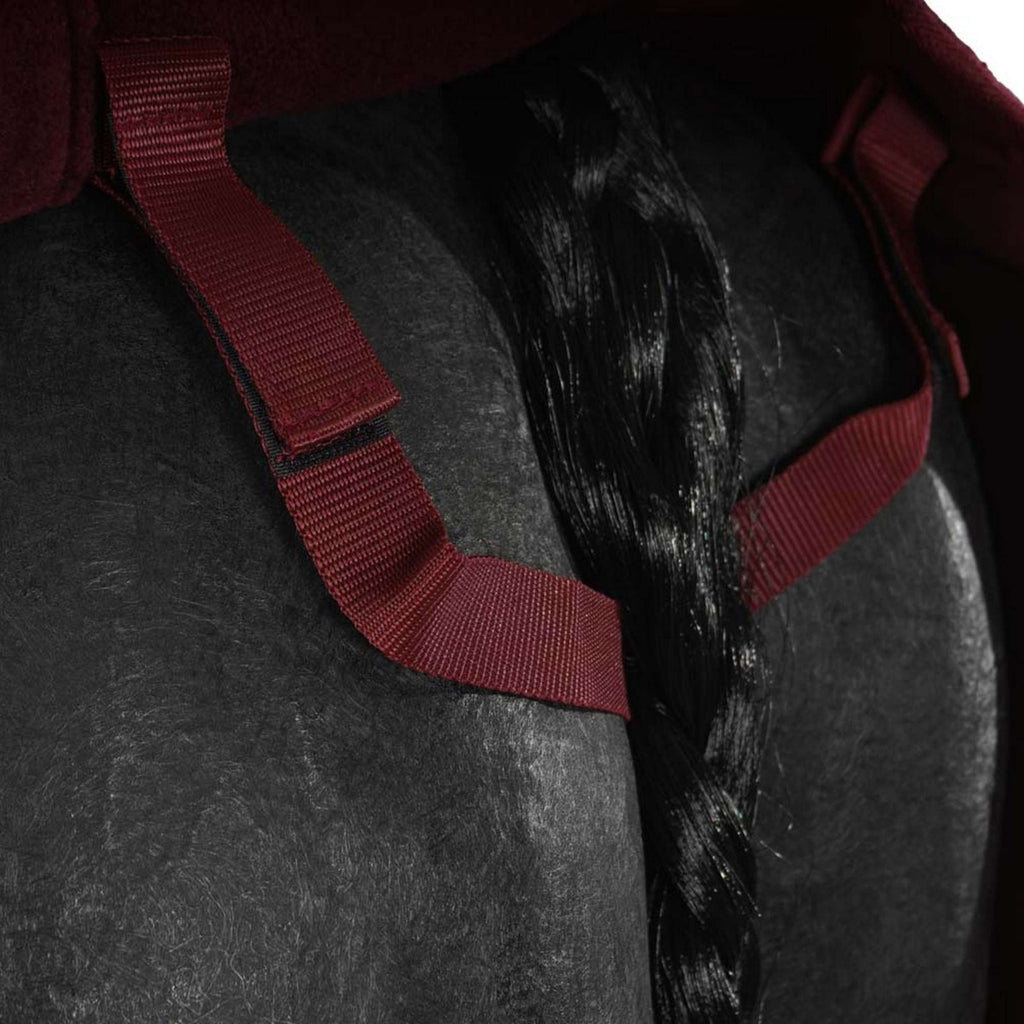 Kentucky Uitrijdeken Vierkant Heavy Fleece Bordeaux