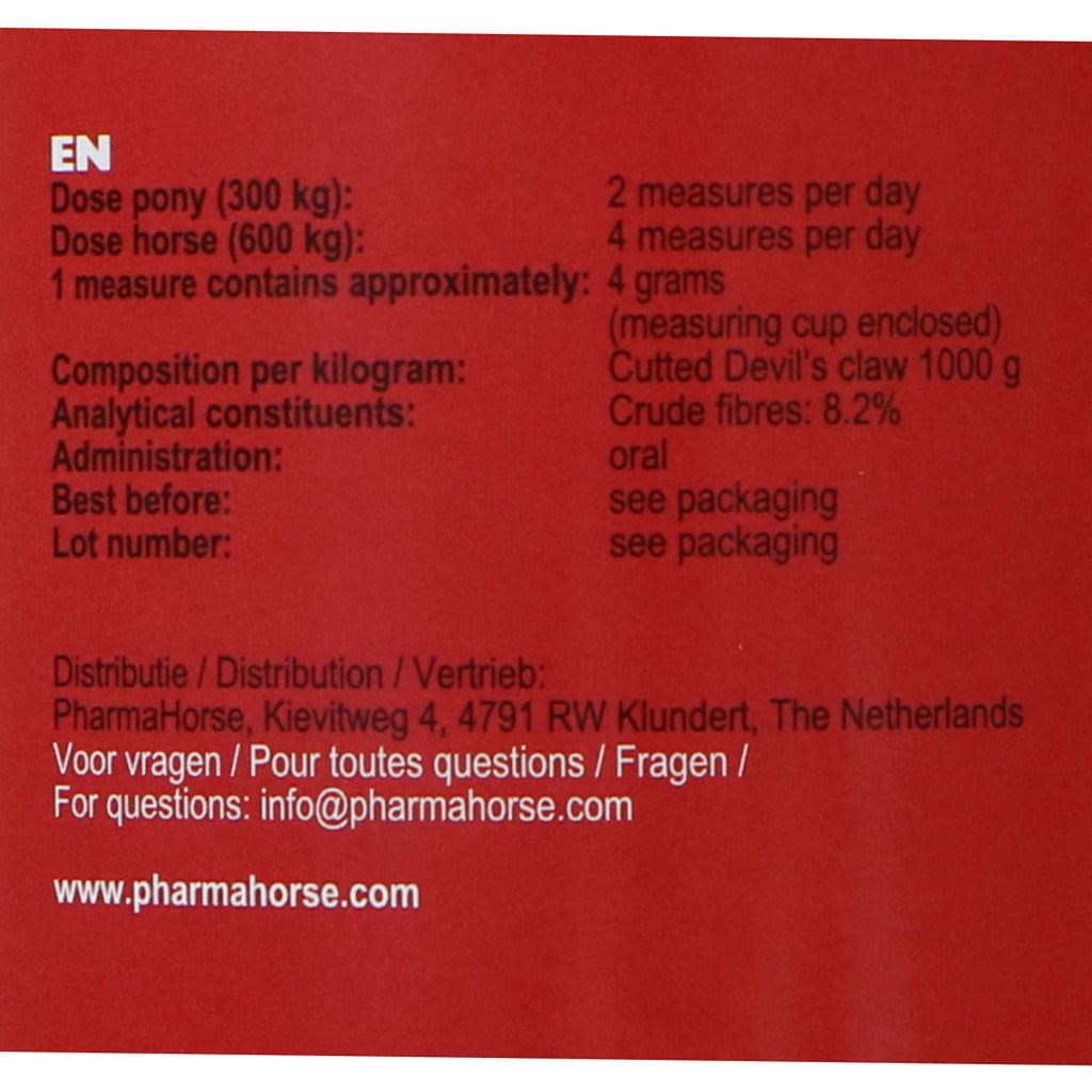 PharmaHorse Duivelsklauw Paard