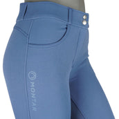 Montar Rijbroek Ess Megan Highwaist Full Grip Blauw