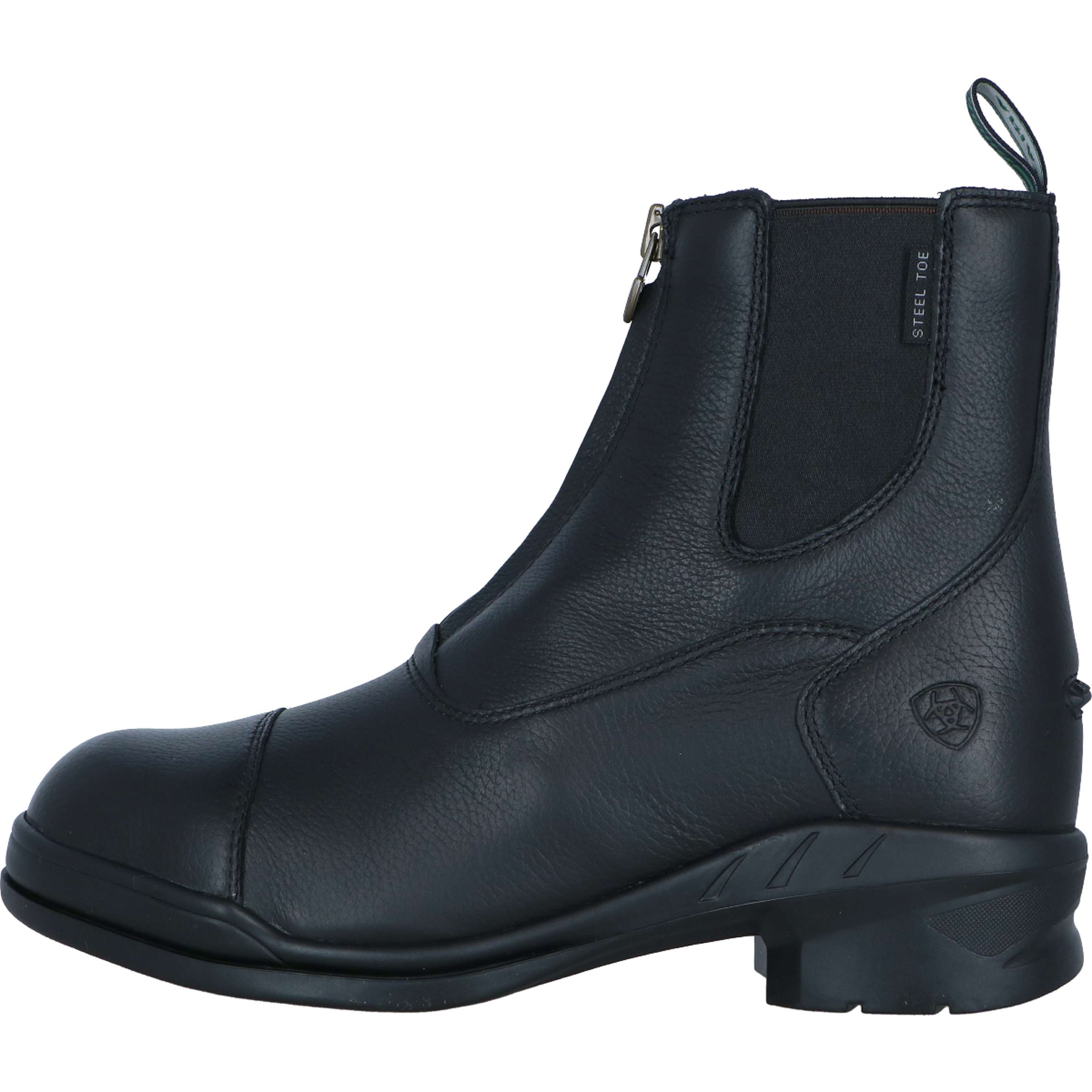 Ariat Heritage IV Zip Steel Toe Zip Paddock Black Ariat Heritage IV Zip Steel Toe Zip Paddock Black