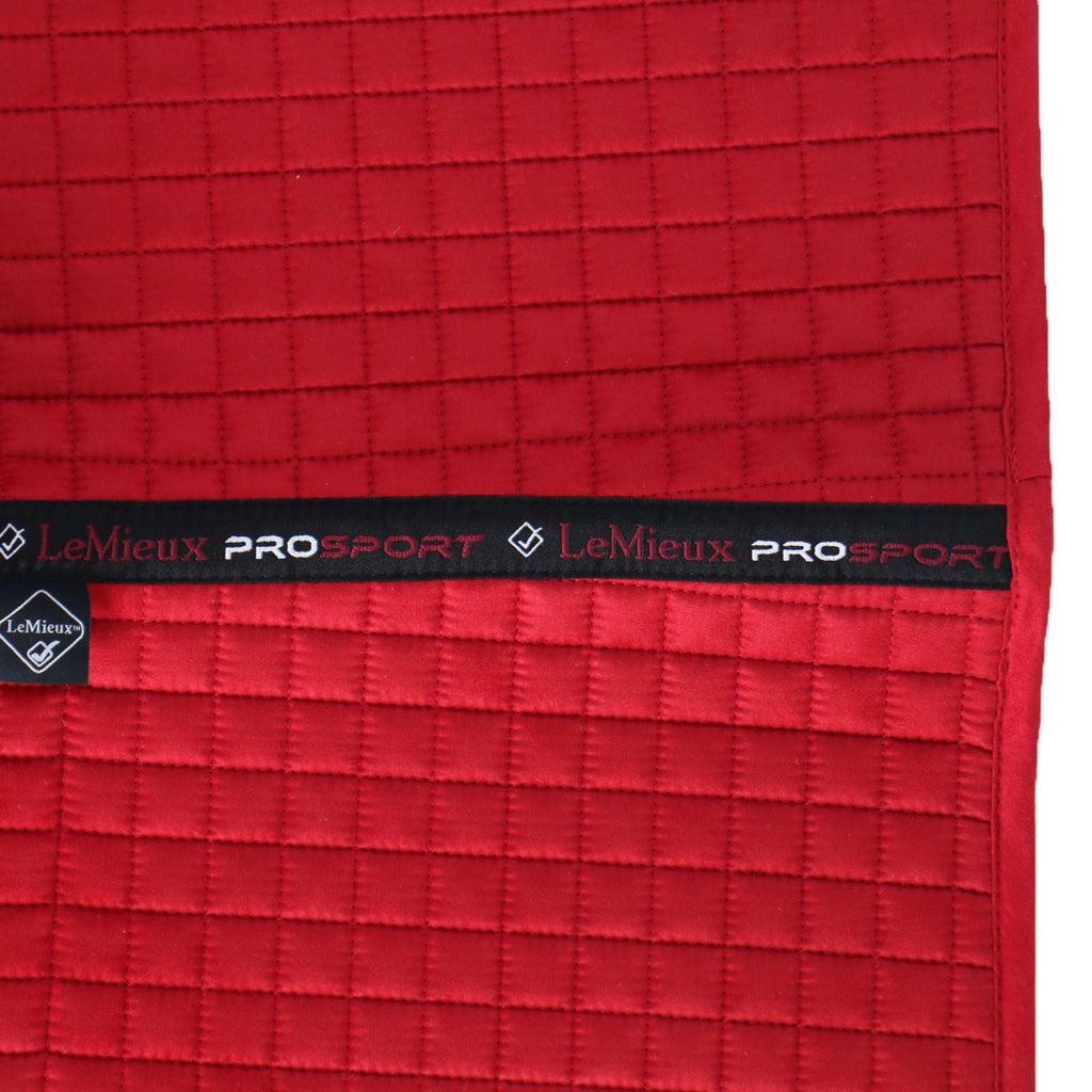 LeMieux Zadeldekje Luxury Square Veelzijdigheid Chilli Red