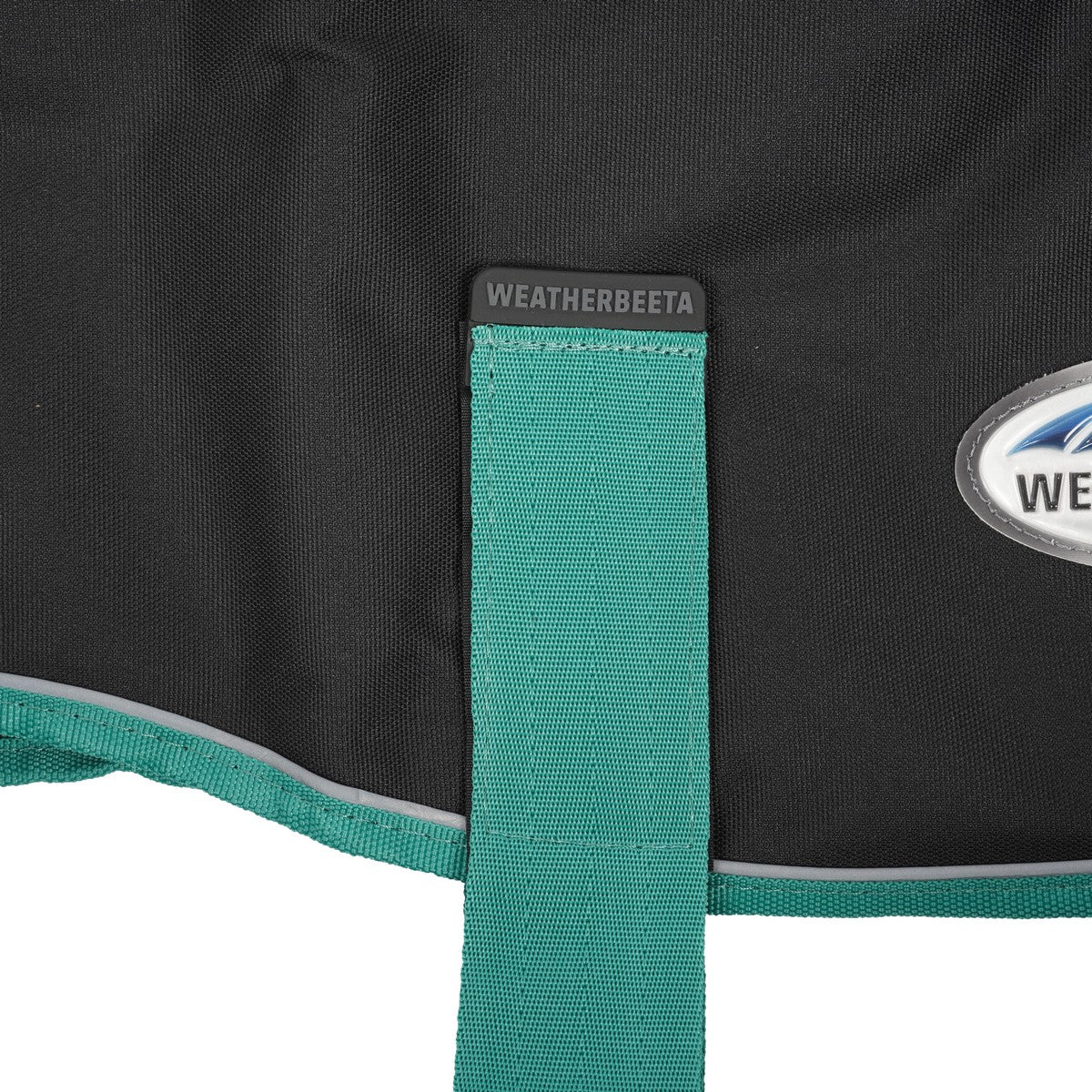 Weatherbeeta Green-Tec 900D Dog Coat Lite Medium Zwart/bottle Groen