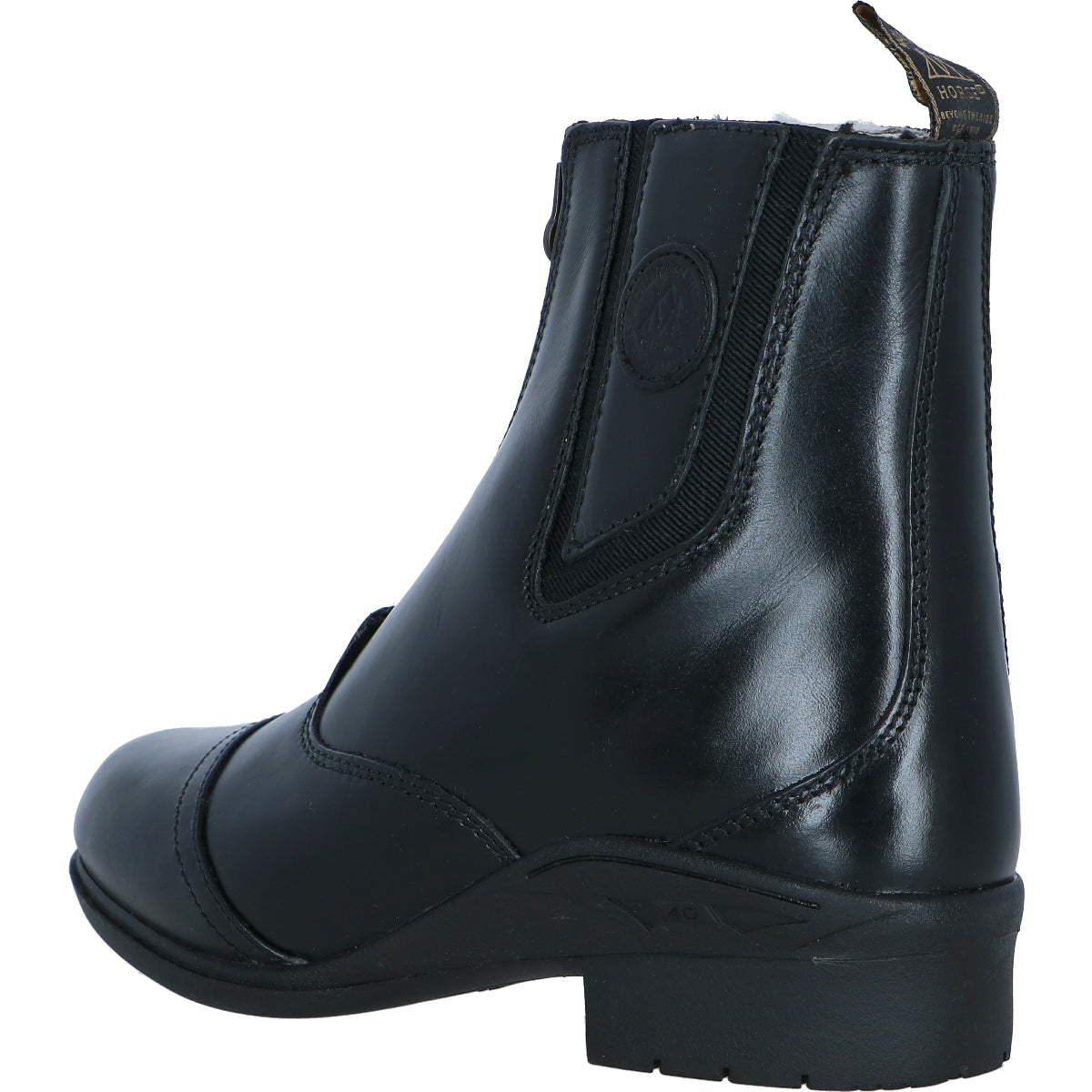 Mountain Horse Paddock Boots Aurora Winter Zip Black