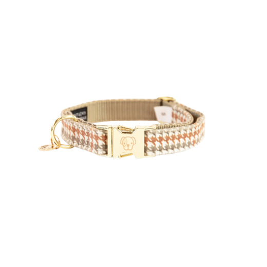 Kentucky Halsband Pied-de-Poule Beige