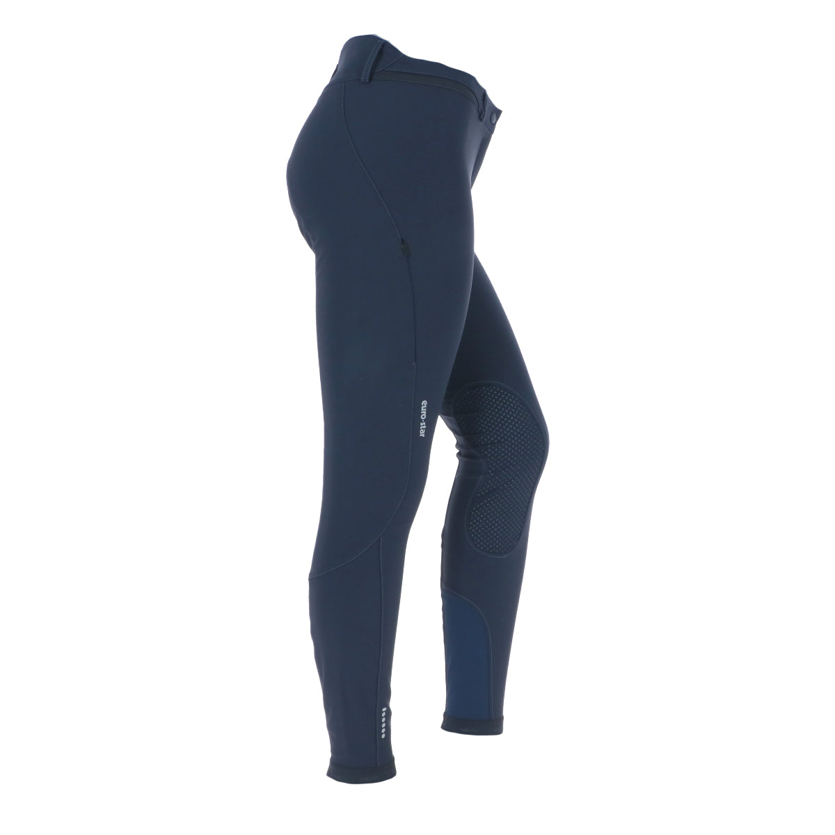 Euro-Star Rijbroek ES-Equitation Queen Knie Grip Navy