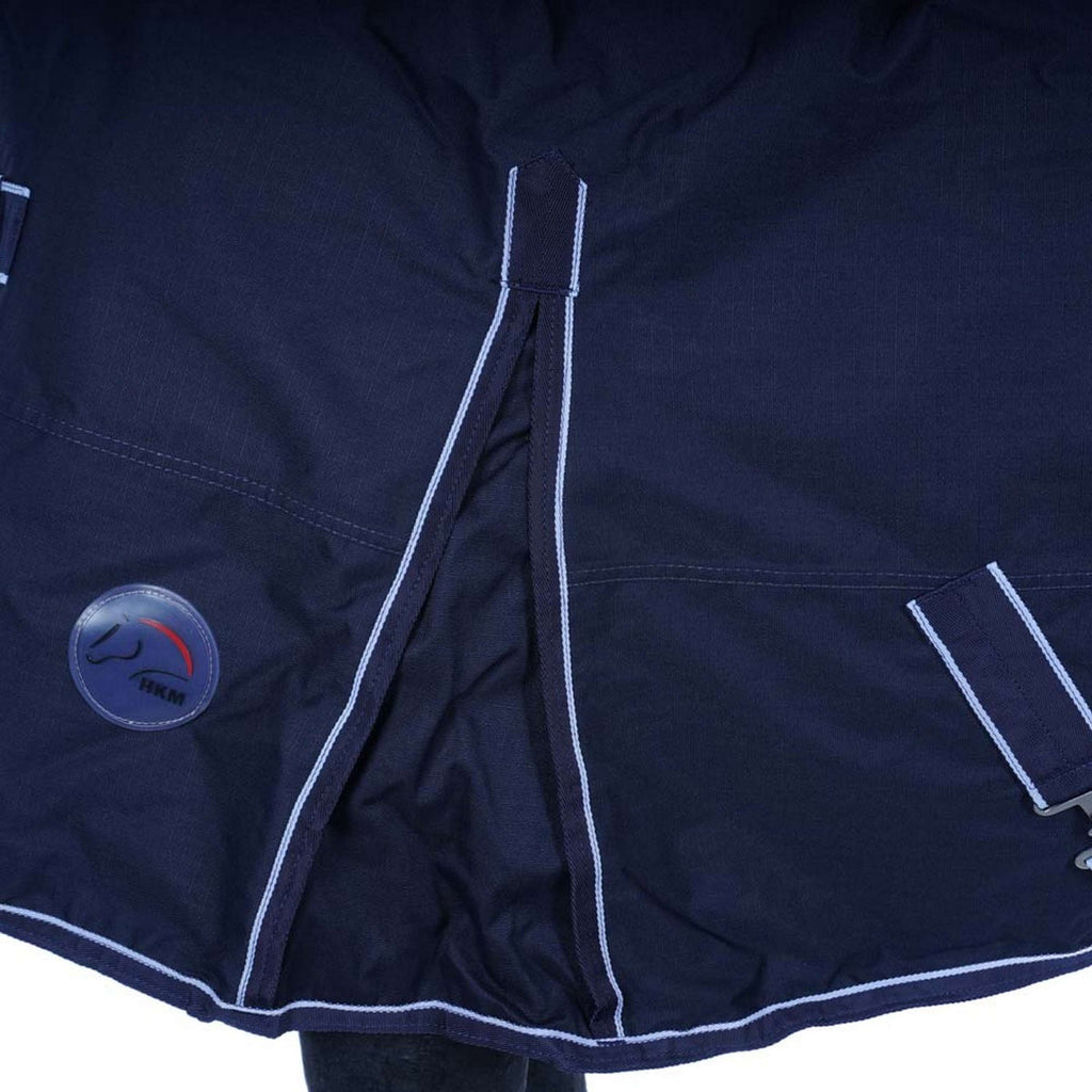 HKM Winterdeken Starter 600D Highneck met Polarfleece 0g Donkerblauw
