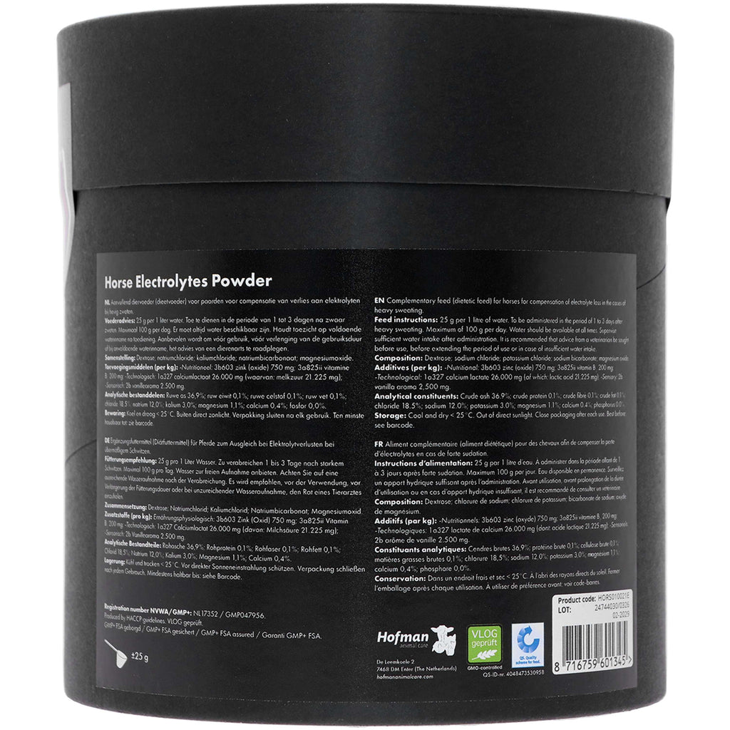Excellent Electrolytes Poeder met B2 Emmer