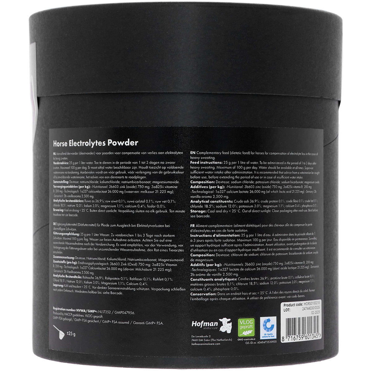 Excellent Electrolytes Poeder met B2 Emmer