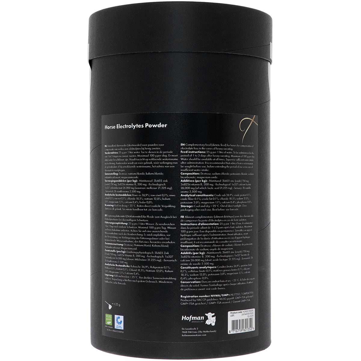 Excellent Electrolytes Poeder met B2 Emmer