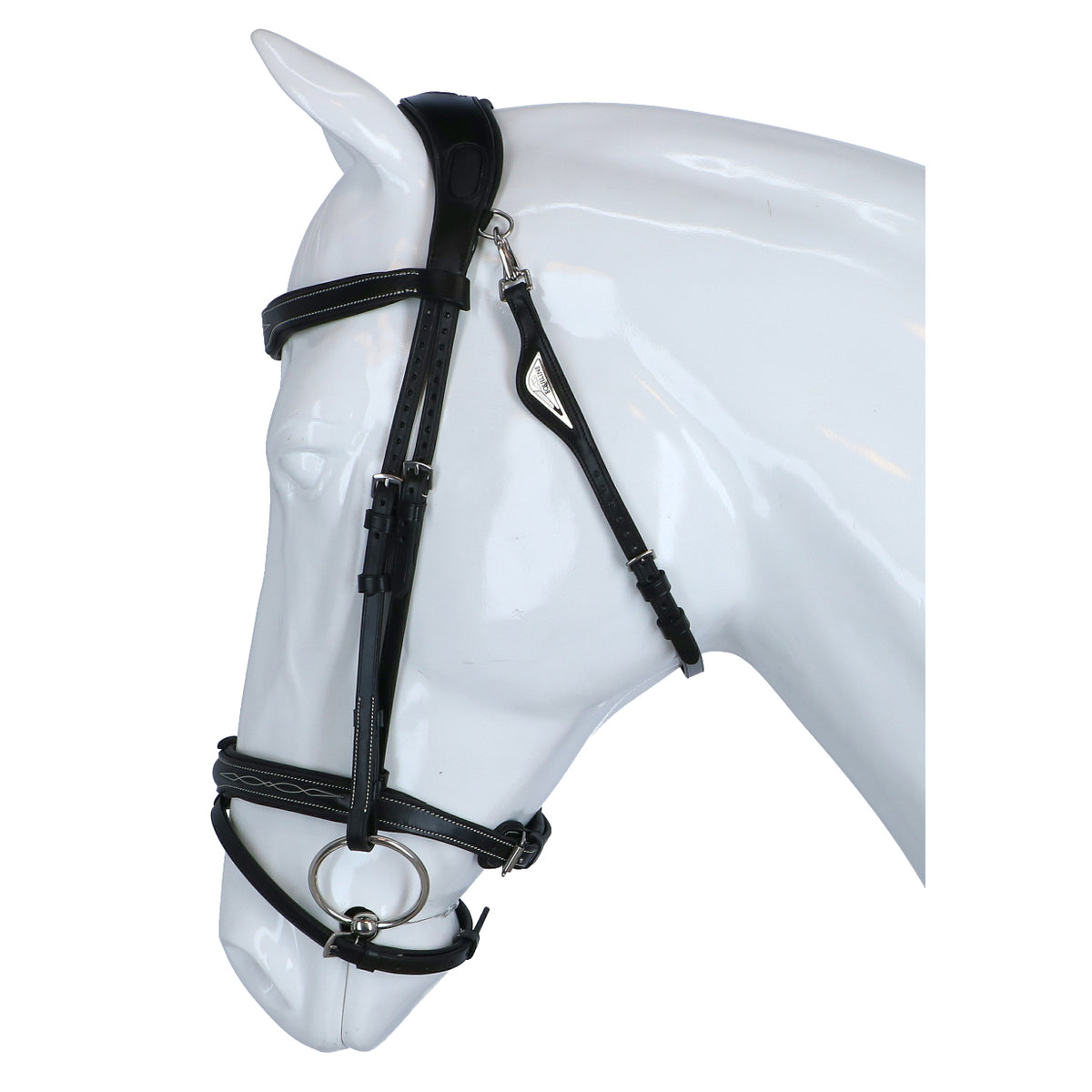 Equiline Hoofdstel JP Anatomisch Light Zwart