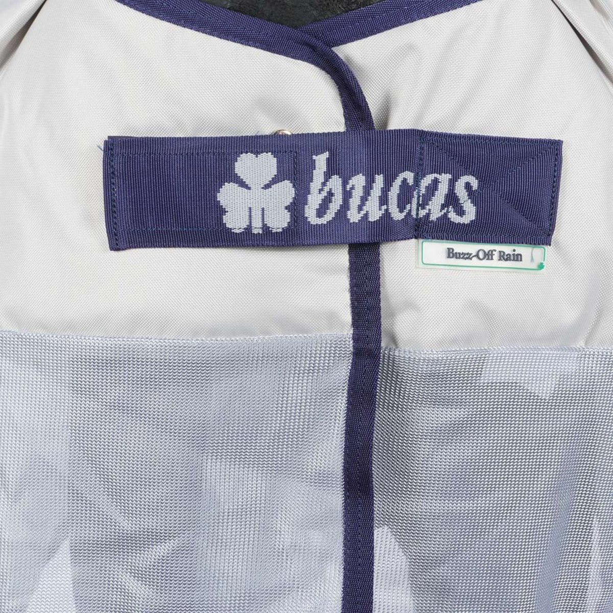 Bucas Buzz-Off Rain & Neck Zilver/Blauw