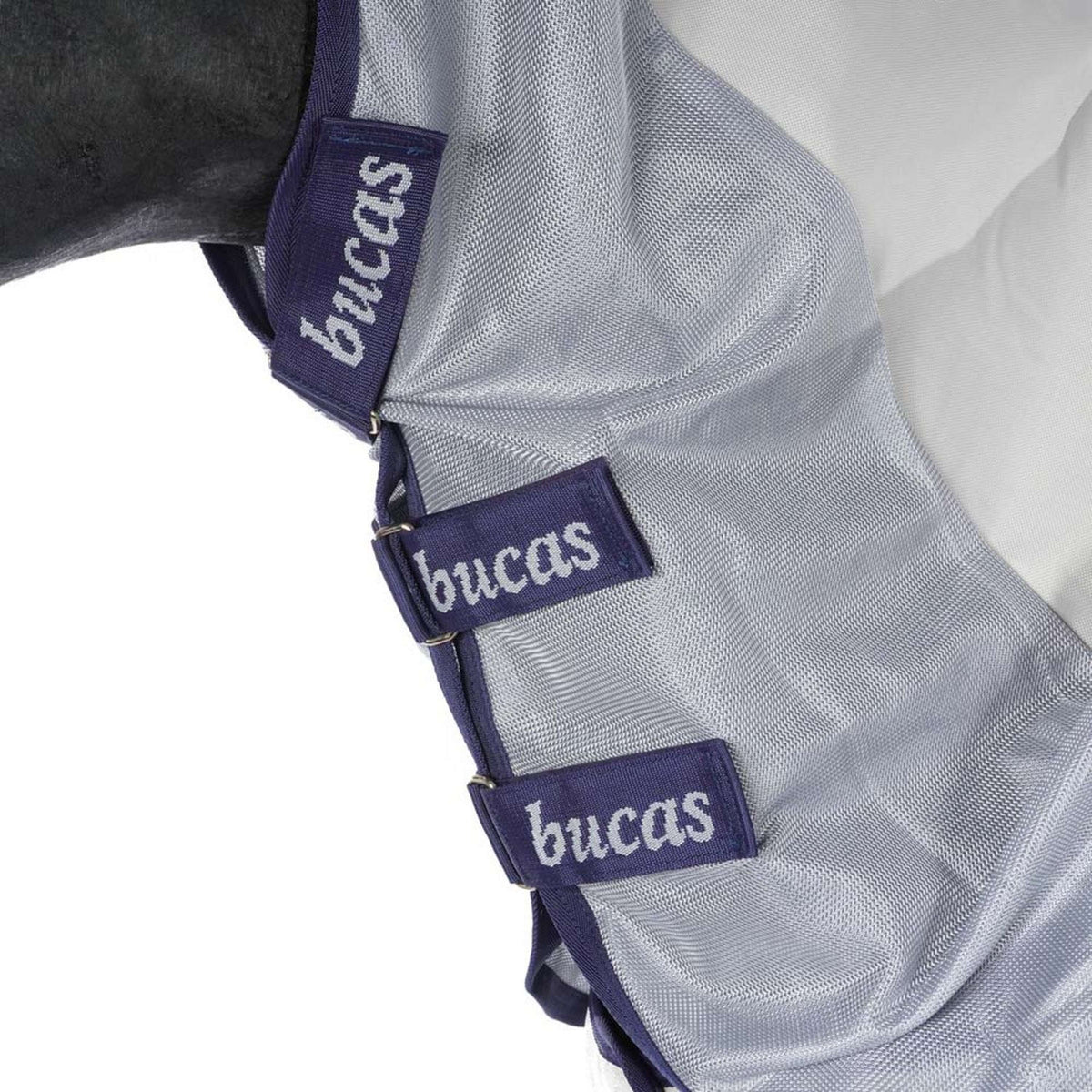 Bucas Buzz-Off Rain & Neck Zilver/Blauw