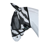 Bucas Buzz-Off Vliegenmasker Deluxe met Oren Zebra