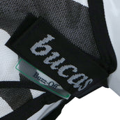 Bucas Buzz-Off Vliegenmasker Deluxe met Oren Zebra