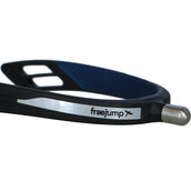 Freejump Knopsporen Spur'on Round End Zwart/Pearl Blue