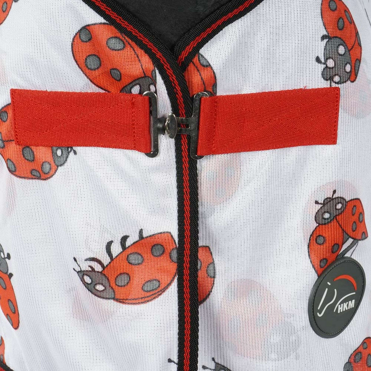 HKM Vliegendeken Ladybug Wit/Rood