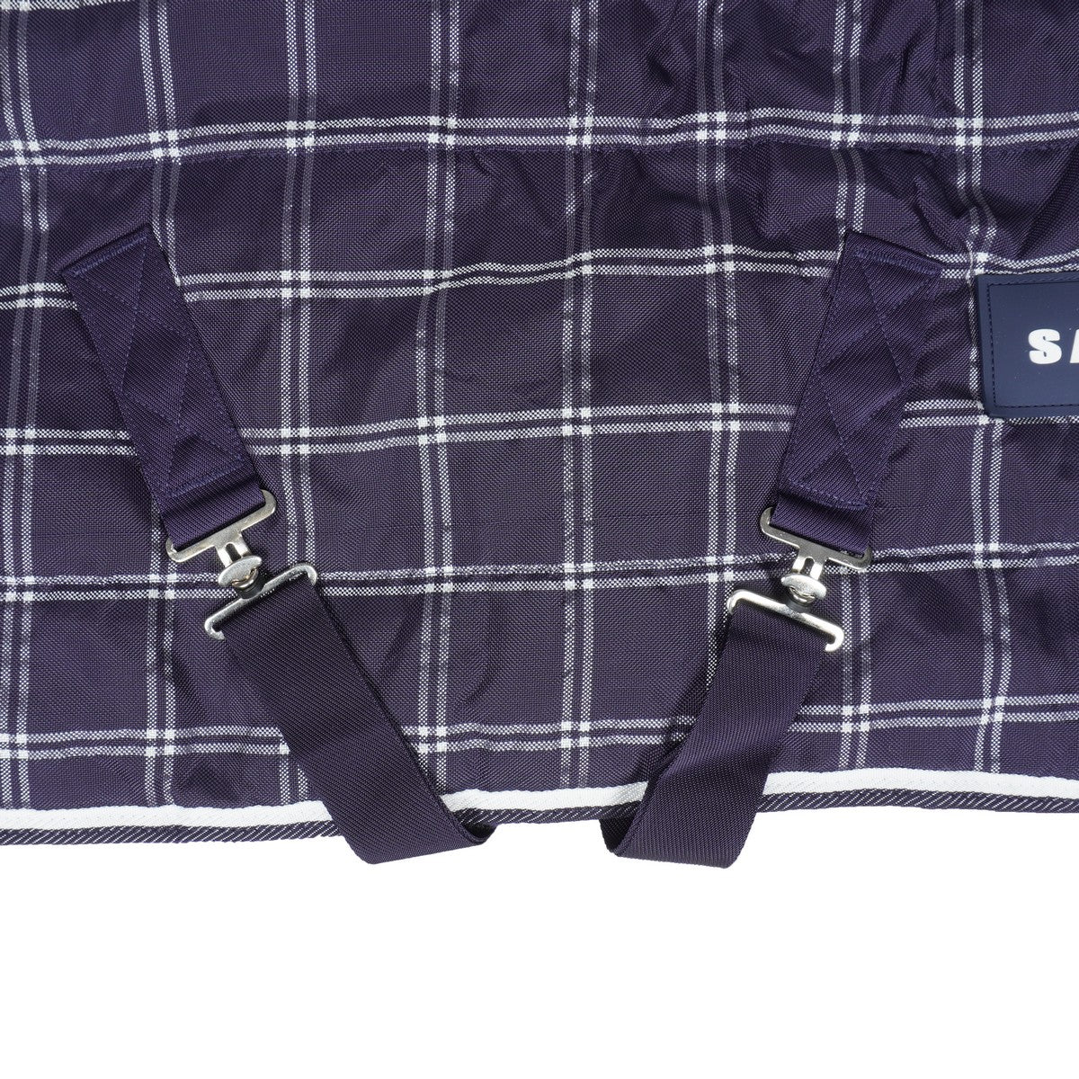 Weatherbeeta Deken Saxon 1200D PP Stable Standard Neck Medium Navy Plaid