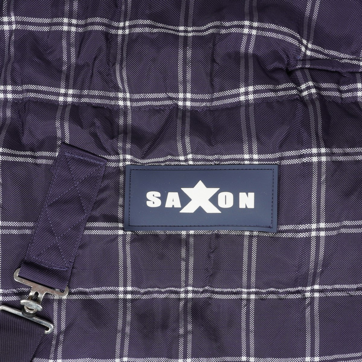 Weatherbeeta Deken Saxon 1200D PP Stable Standard Neck Medium Navy Plaid