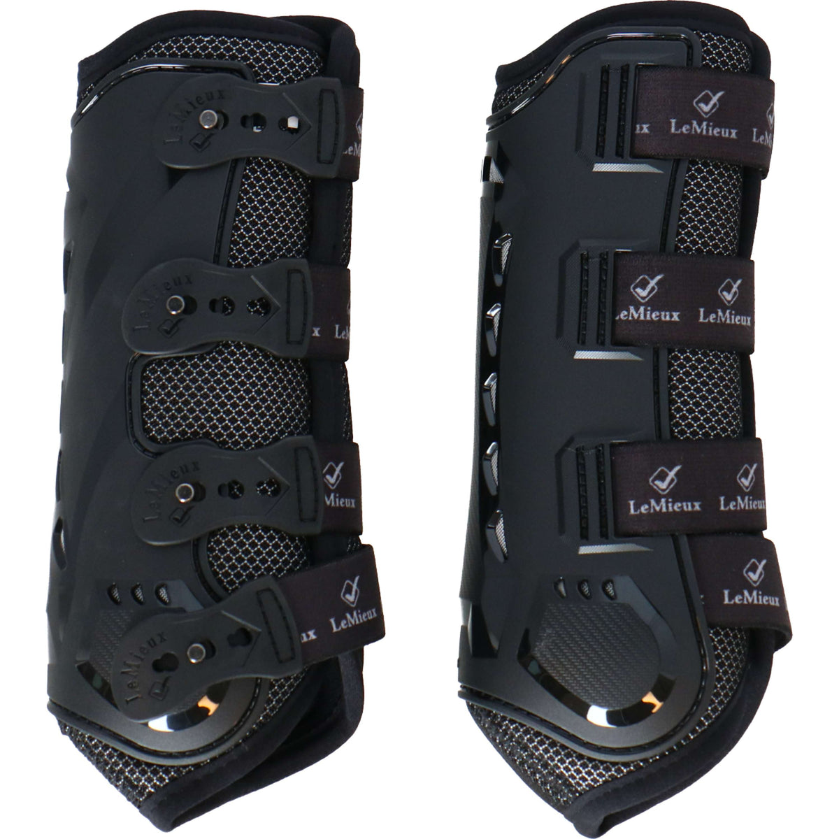 LeMieux Beenbeschermers Snug Boots Ultramesh Achter Zwart