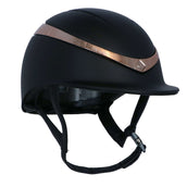 Charles Owen Cap Halo Zwart/Rosegold